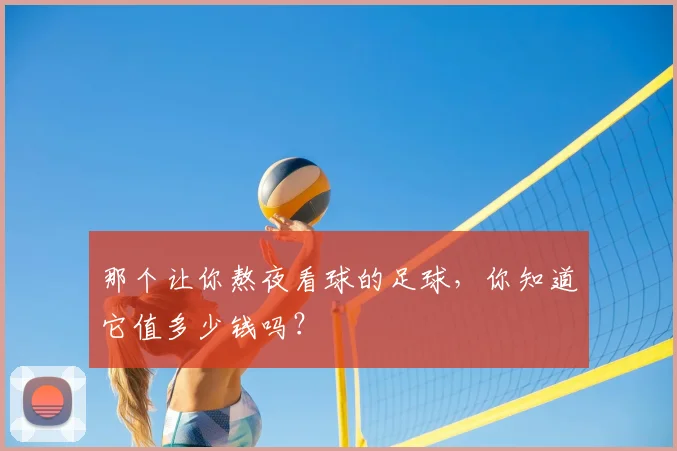 那个让你熬夜看球的足球，你知道它值多少钱吗？
